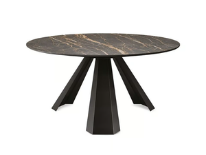 ELIOT KERAMIK ROUND - Round ceramic table _ Cattelan Italia